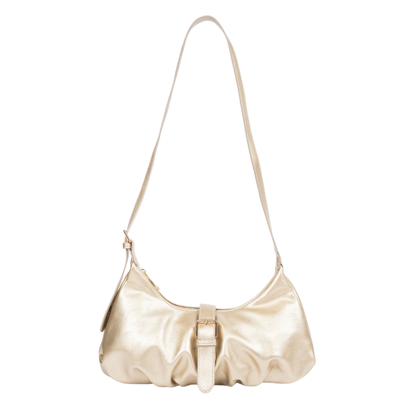 Gold Buckle Handbag for Women