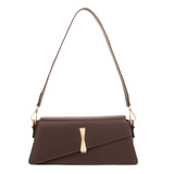 Brown Asymmetric Handbag