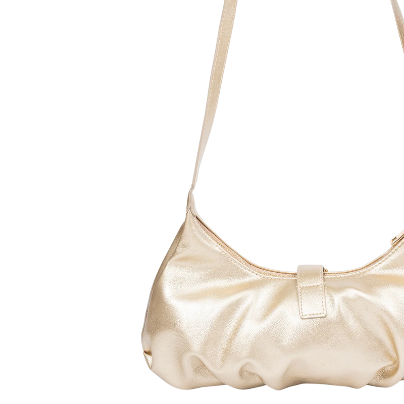 Gold Buckle Handbag for Women