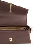 Brown Asymmetric Handbag
