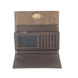 Brown Textured Wallet